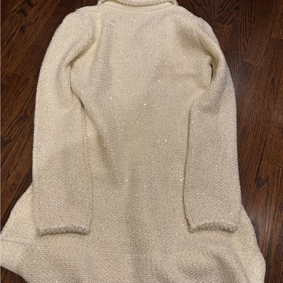 self-portrait
Cream Sequin Knit Pearl Mini Dress 2 - Picture 7 of 7